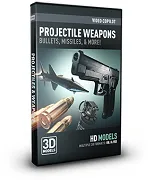 Video Copilot 3D Model Pack - Projectile Weapons